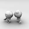 皮蛋-角色人体-角色-VR/AR模型-3D城