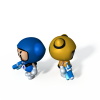 皮蛋-角色人体-角色-VR/AR模型-3D城