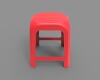 small-plastic-table-model-02-建筑-餐厅-工业CAD模型-3D城