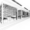 咖啡厅-VR/AR模型-3D城