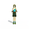 女孩-角色人体-角色-VR/AR模型-3D城