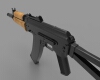 airsoft-aks-74un-cyma-军事-武器-工业CAD模型-3D城