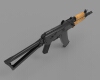airsoft-aks-74un-cyma-军事-武器-工业CAD模型-3D城