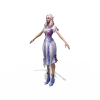 21295 神魔大陆高挑女法师-角色人体-角色-VR/AR模型-3D城