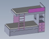 Double bed-建筑-家具-工业CAD模型-3D城