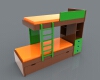 Double bed-建筑-家具-工业CAD模型-3D城