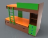 Double bed-建筑-家具-工业CAD模型-3D城
