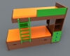 Double bed-建筑-家具-工业CAD模型-3D城