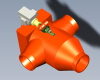 The screw compressor is 177-222-工业设备-其它-工业CAD模型-3D城