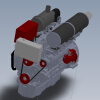 diesel engine 6cyl(dizel motor 6)-汽车-其它-工业CAD模型-3D城