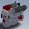diesel engine 6cyl(dizel motor 6)-汽车-其它-工业CAD模型-3D城