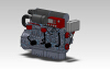 diesel engine 6cyl(dizel motor 6)-汽车-其它-工业CAD模型-3D城