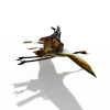 骑鹤的赵天师-角色人体-角色-VR/AR模型-3D城
