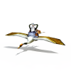 骑鹤的赵天师-角色人体-角色-VR/AR模型-3D城