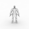 21296 红甲武士-角色人体-角色-VR/AR模型-3D城