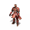 21296 红甲武士-角色人体-角色-VR/AR模型-3D城