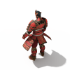21296 红甲武士-角色人体-角色-VR/AR模型-3D城
