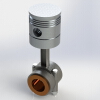 Piston & Connecting Rod Assembly-工业设备-零部件-工业CAD模型-3D城