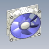 PC fan 80x25 mm-科技-其它-工业CAD模型-3D城