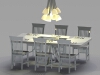 table-and-chair-建筑-家具-工业CAD模型-3D城