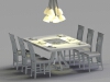 table-and-chair-建筑-家具-工业CAD模型-3D城