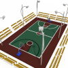 篮球场-建筑-基础设施-VR/AR模型-3D城