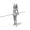 魔法少女-角色人体-角色-VR/AR模型-3D城
