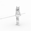 魔法少女-角色人体-角色-VR/AR模型-3D城