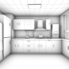 家装-建筑-卧室-VR/AR模型-3D城