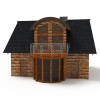 别墅-建筑-基础设施-VR/AR模型-3D城