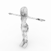 王国之心kairi-角色人体-角色-VR/AR模型-3D城