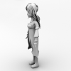 古代女孩角色-角色人体-角色-VR/AR模型-3D城