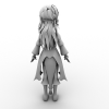 古代女孩角色-角色人体-角色-VR/AR模型-3D城