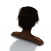 短发美女人体-角色人体-女人-VR/AR模型-3D城