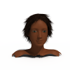 短发美女人体-角色人体-女人-VR/AR模型-3D城