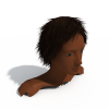 短发美女人体-角色人体-女人-VR/AR模型-3D城