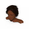 短发美女人体-角色人体-女人-VR/AR模型-3D城