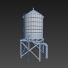 水箱-建筑-基础设施-VR/AR模型-3D城