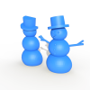 雪人-游戏&玩具-3D打印模型-3D城