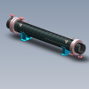 Tube Bundle for Oil Cooler with Dummy Shell-建筑-其它-工业CAD模型-3D城