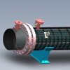 Tube Bundle for Oil Cooler with Dummy Shell-建筑-其它-工业CAD模型-3D城