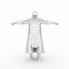 战士-角色人体-角色-VR/AR模型-3D城