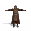战士-角色人体-角色-VR/AR模型-3D城