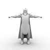 战士-角色人体-角色-VR/AR模型-3D城