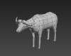 水牛-动植物-哺乳动物-VR/AR模型-3D城