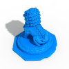 石狮子-文体生活-艺术品-3D打印模型-3D城