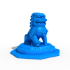 石狮子-文体生活-艺术品-3D打印模型-3D城