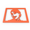rachel stencil-艺术-3D打印模型-3D城