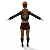 女-角色人体-角色-VR/AR模型-3D城