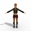 女-角色人体-角色-VR/AR模型-3D城